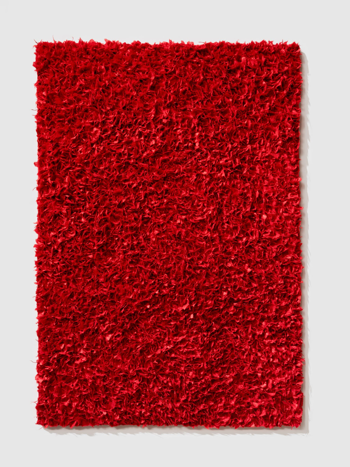 1100P 다시 그렇게 빨강 나무 패널에 한지 콜라주 112.1X162.2cm 2020sold