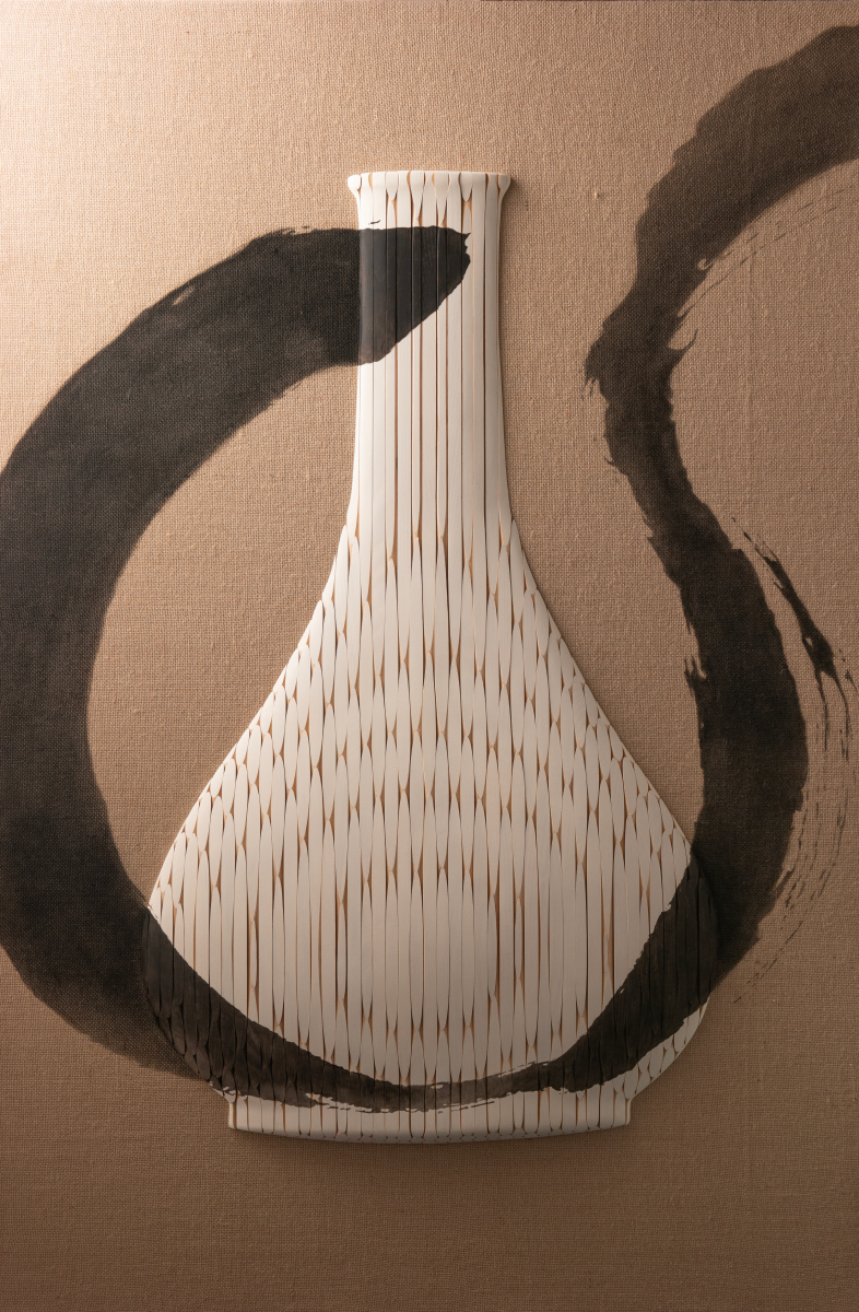1Woven Line 57.2 97x145.5x580P Acrylic And Oil Paint On Jute And Wood 2025